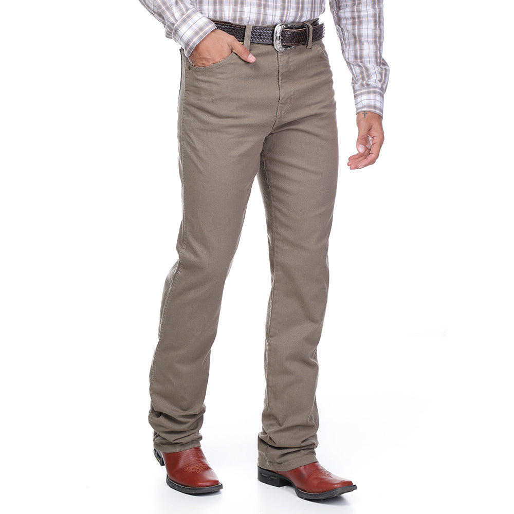 Calça Jeans Wrangler Cowboy Cut Kaki