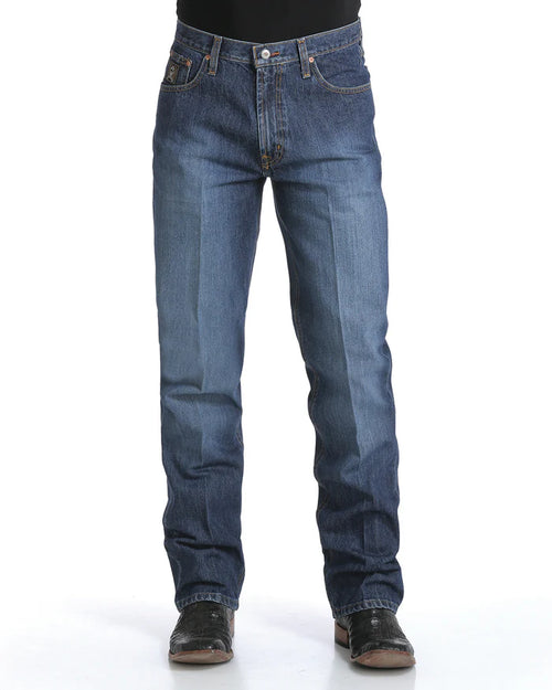 Calça Jeans Masculina Cinch Black Label Escura vista frontal