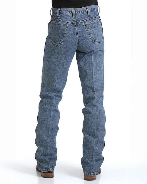 Parte traseira da Calça Jeans Masculina Cinch Bronze Label Clara