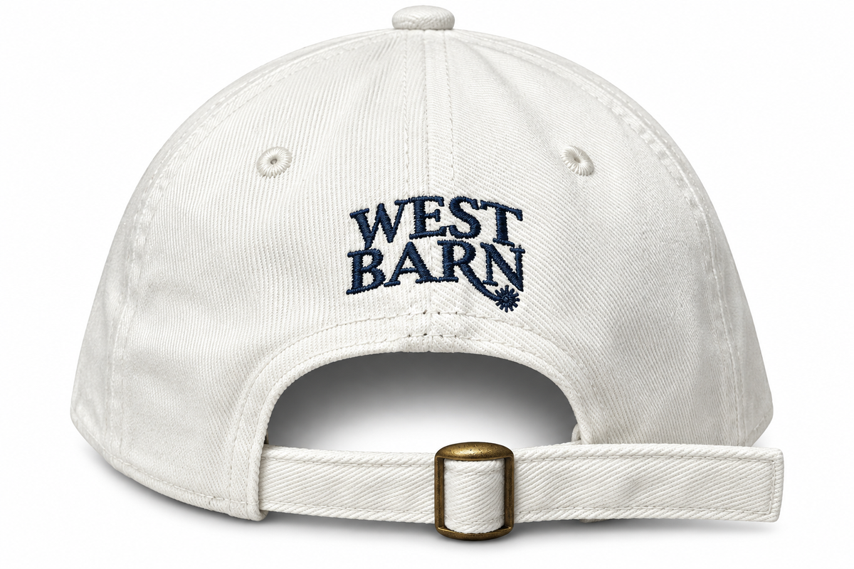Boné West Barn Branco/Azul