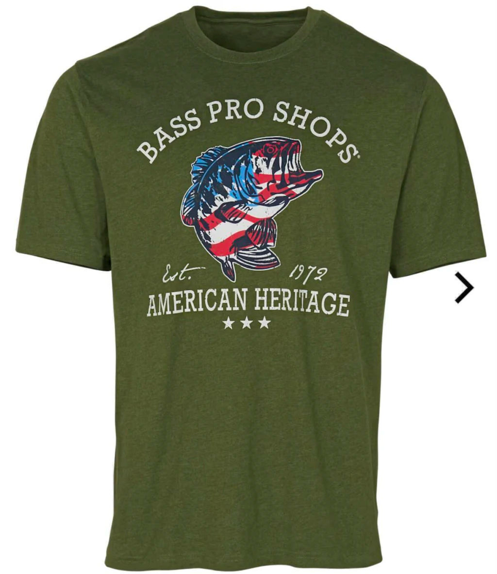 Camiseta Bass Pro Shops American Heritage 10