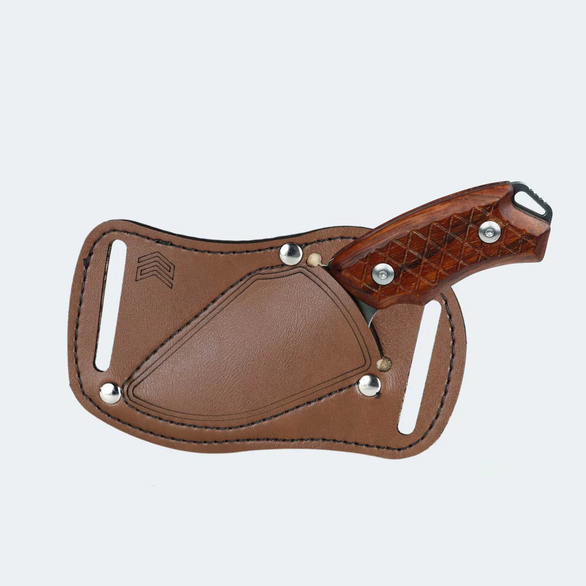 Faca Cimo Braba I Inox Cabo Madeira Com Bainha - BR189 - MAD