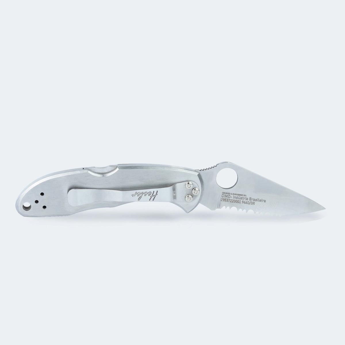Canivete Cimo Heeler 3 Roping Inox com Clip - 9440/3R